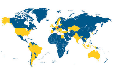 Mapa partnerů