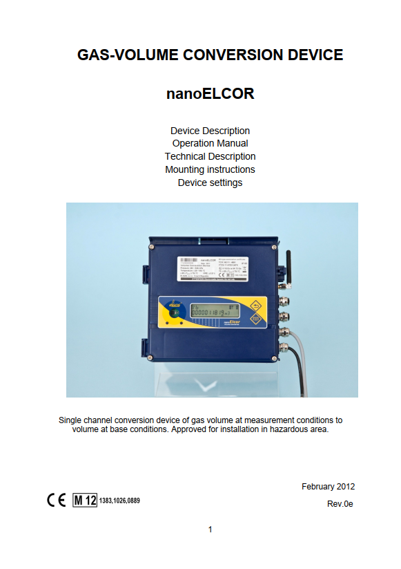 nanoELCOR Manual